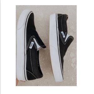 Black Vans- BARELY USED!!!